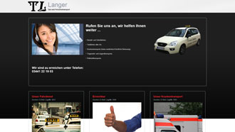 Homepage von Taxi Langer in Zeitz